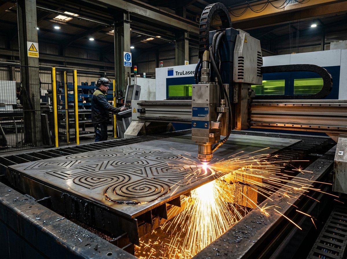 Fiber Laser Cut Steel Plates and Brackets